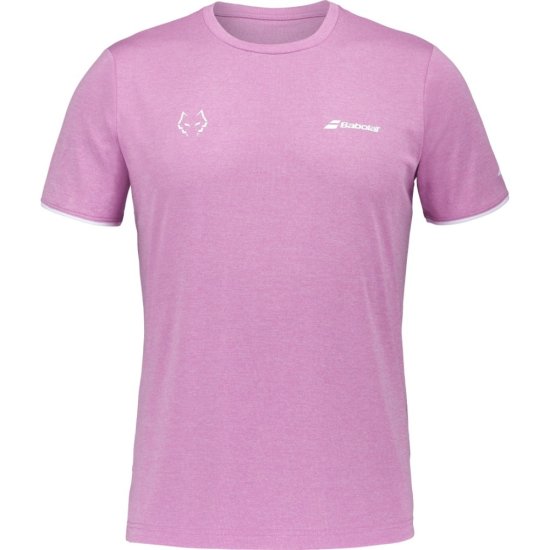 T-shirt K-Swiss Hypercourt melange men pink