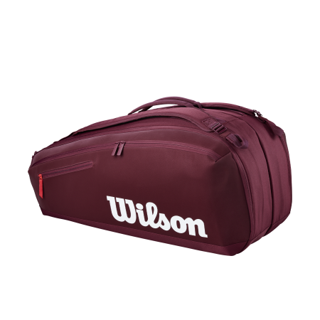 Borsone Tennis Wilson Defyer Super Tour 15 pk V1 Rosso