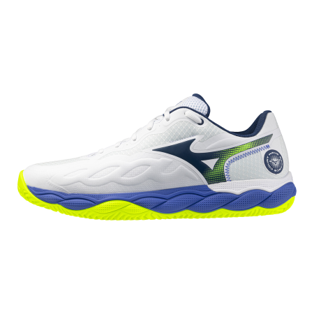 Scarpe Tennis Mizuno Wave Enforce Court Clay Court Donna Bianco